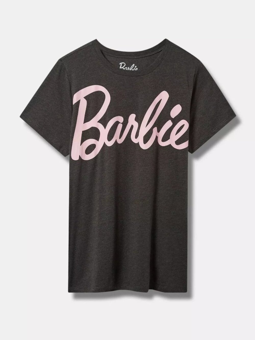 Torrid Barbie Gray Classic Fit Cotton Crew Tee Plus Size 4/4X